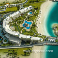 Super hotel abs material 3d miniature model uae